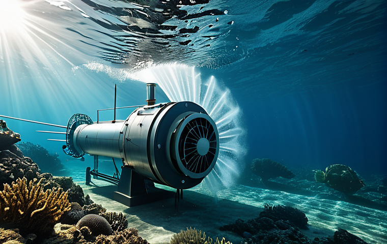 노르웨이의 해양 연구 및 과학 기술 - Futuristic Aquaculture Farm**

"A high-tech aquaculture farm in a Norwegian fjord, viewed from a low...