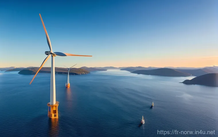 노르웨이에서의 비즈니스 기회 - A breathtaking panoramic view of a Norwegian fjord, bathed in soft, early morning light. In the fore...